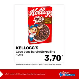 Volantino Iper Tosano settimana 36 Pagina 8: Kellogg's Coco pops palline €3,70