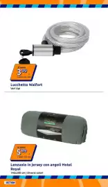 Volantino Action settimana 36 Pagina 19: Lenzuolo in jersey con angoli Hotel Royal €5,99, Lucchetto Walfort €3,99