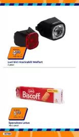 Volantino Action settimana 36 Pagina 22: Speculoos Lotus €1,79, Luci bici ricaricabili Walfort €4,99