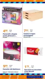 Volantino Action settimana 36 Pagina 32: Pannello LED Baltimore €9,99, Speculoos al cioccolato Lotus Biscoff €1,79