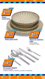 Volantino Action settimana 36 Pagina 5: Set posate eleganti €14,95, Piatto fondo Dalia €2,99