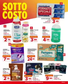 Volantino Iperal Pagina 6: Alimento umido per gatto Le Ghiottonerie Felix €3,45, Pampers Baby-dry più asciutto €24,50
