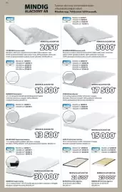 JYSK akciós újság hét 36 Oldal 18: Marren fekvőbetét €12.500,00, Billefjord habszivacs matrac €13.500,00