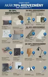 JYSK akciós újság hét 36 Oldal 2: Hagtorn polár pléd €3.500,00, Hjalte függőlámpa €7.450,00