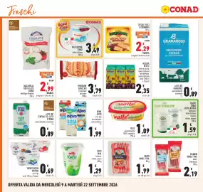 Volantino Conad Pagina 10: PROVOLONE AURICCHIO l'originale piccante €3,79, SPECIAL TOAST LEERDAMMER €2,29