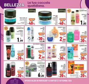 Volantino Conad Pagina 22: Rasoio uomo, testine di ricambio CONAD Essentiae €6,20, LINEA DEODORANTI DOVE €2,90