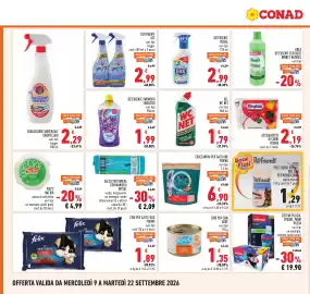 Volantino Conad Pagina 24: GEL WC NET €1,79, DETERGENTE VIAKAL €2,99
