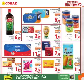 Volantino Conad Pagina 3: Polpa di Pomodoro in Pezzi Mutti €2,09, CAFFÈ CREMA E GUSTO LAVAZZA €11,90