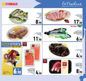 Volantino Conad Pagina 7: Tentacoli di Polpo Sapori&Idee Conad €8,90, PESCE SPADA A TRANCI €17,50