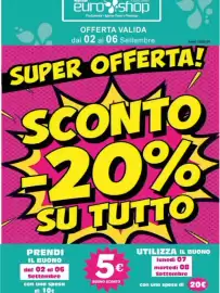 Volantino Euroshop settimana 36 Pagina 1