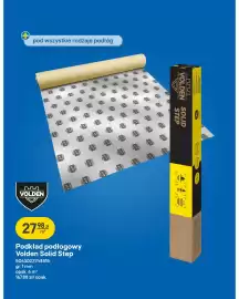 Castorama gazetka Strona 4: Podkład podłogowy Volden Solid Step gr. 1 mm €27,98