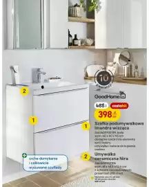 Castorama gazetka Strona 10: Szafka podumywalkowa GoodHome Imandra wisząca €398,00