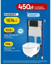 Castorama gazetka Strona 14: Miska Wc Jona deska wolnoopadająca z duroplastu €998,00