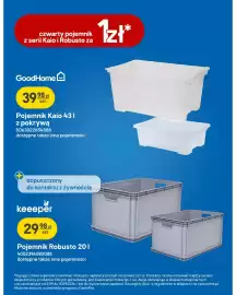 Castorama gazetka Strona 15: Pojemnik Keeeper Robusto €29,98, Pojemnik GoodHome Kaio 43 l z pokrywą €39,98