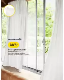 Castorama gazetka Strona 22: Firana gładka GoodHome Kymbe €44,98