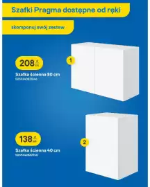 Castorama gazetka Strona 6: Szafka ścienna Pragma 80 cm €208,00, Szafka ścienna Pragma 40 cm €138,00