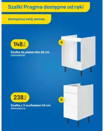 Castorama gazetka Strona 8: Szafka z 3 szufladami Pragma 40 cm €238,00, Szafka do piekarnika Pragma 60 cm €148,00