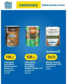 Castorama gazetka Strona 15: Hybrydowy impregnat do drewna Sadolin Classic €128,00