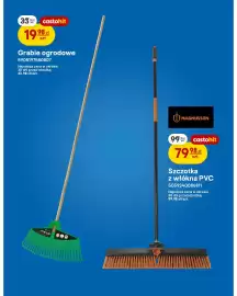 Castorama gazetka Strona 6: Szczotka z włókna PVC Magnusson €79,98, Grabie ogrodowe Focus €19,98