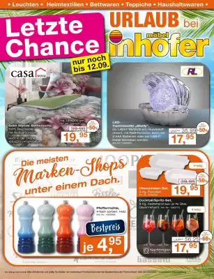 Möbel Inhofer Prospekt (gültig bis 12-09)