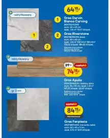 Castorama gazetka Strona 11: Gres Apulia €74,98, Gres Riverstone black €108,00