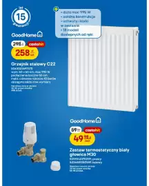 Castorama gazetka Strona 19: Grzejnik stalowy C22 GoodHome €258,00