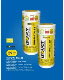 Castorama gazetka Strona 25: Wełna Isover Uni-Mata 38 20 cm €39,98