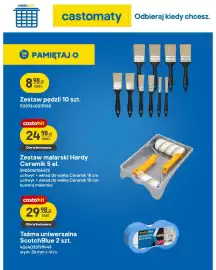 Castorama gazetka Strona 7: Zestaw malarski Hardy Ceramik 5 el €24,98, Taśma uniwersalna ScotchBlue 2-pak €29,98