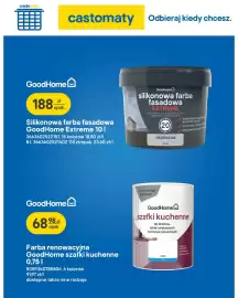 Castorama gazetka Strona 9: Silikonowa farba fasadowa GoodHome Extreme €118,00