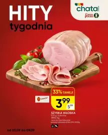 Chata Polska gazetka tydzień 36 Strona 2: Szynka włoska Sokołów €3,99