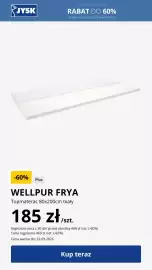 JYSK gazetka Strona 7: Topmaterac Wellpur Frya €185,00
