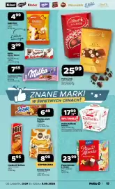 Netto gazetka Strona 15: Praliny Lindt €25,99, Ptasie Mleczko E. Wedel €23,99