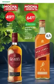 Żabka gazetka | Alkohole Strona 10: Whisky Johnnie Walker Red Label €64,99, Whisky Grant's €49,99