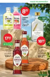 Żabka gazetka | Alkohole Strona 3: Wódka smakowa Soplica malinowa €17,50, Wódka smakowa Lubelska gruszkówka €8,80