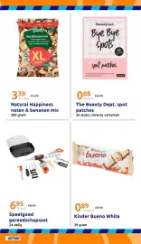 Action folder week 36 Pagina 26: Natural Happiness noten & bananen mix €3,79, The Beauty Dept. spot patches €0,88