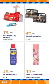 Action folder week 36 Pagina 29: Hot Wheels City racebaan €7,95, Duracell batterijen €4,99