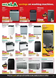 HiFi Corp catalogue Page 13: Hisense 16kg Twin Tub Washing Machine €3.999,00, DEFY 9kg Twin Tub White €3.099,00
