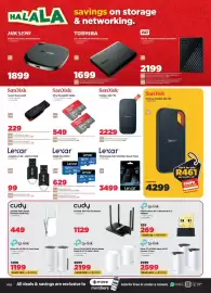HiFi Corp catalogue Page 20: SanDisk Ultra MicroSDXC 128GB €549,00, TOSHIBA 2.5" 1TB USB 3.0 Hard Drive Canvio €1.699,00