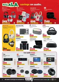 HiFi Corp catalogue Page 8: STYLUS AV 6x9inch 4 Way Speaker STA011 €449,00, Volkano Dawn Alarm Clock Speaker €549,00