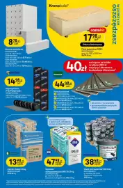 Castorama gazetka Strona 17: Gładź pod wałek GW180 €38,48, Papa Optimum PYE PV250 S52H €14,98