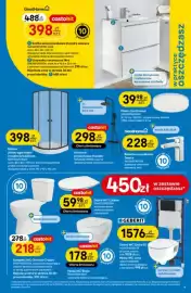 Castorama gazetka Strona 5: Szafka podumywalkowa Imandra wisząca €398,00, Kabina półokrągła Arkell €398,00