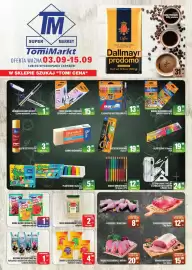 TomiMarkt gazetka Strona 1: TETIS NOŻYCZKI BIUROWE €19,49, Kisiel Słodki Kubek €1,19