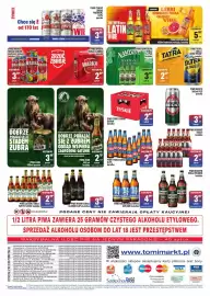TomiMarkt gazetka Strona 8: Piwo Tyskie €2,99, Piwo Harnas €5,18