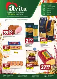 Avita gazetka tydzień 36 Strona 1: Frytki Crinkle McCain €10,99, Prince Polo XXL Classic, Mleczne €2,39
