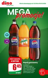 Dino gazetka tydzień 36 Strona 1: Napój gazowany Mirinda o smaku pomarańczy €6,45