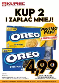 Kupiec gazetka tydzień 36 Strona 6: Ciastka Oreo Original €4,99