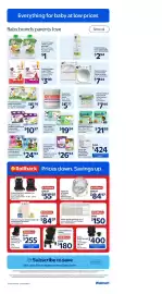 Walmart flyer week 36 Page 32: Parent's Choice baby wipes €19,94, Parent's Choice milk-based infant formula powder €26,94