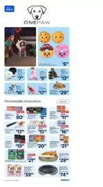 Walmart flyer week 36 Page 33: Friskies Lil' Soups cat treats variety pack €20,97, Pure Balance dog treats €19,97
