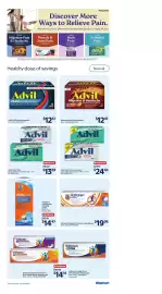 Walmart flyer week 36 Page 35: Advil Liqui-Gels €24,63, Advil Liqui-Gels €13,83