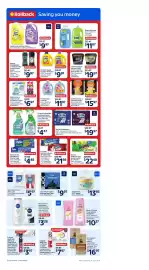 Walmart flyer week 36 Page 9: Great Value regular black garbage bags €9,97, Charmin bathroom tissue €21,98